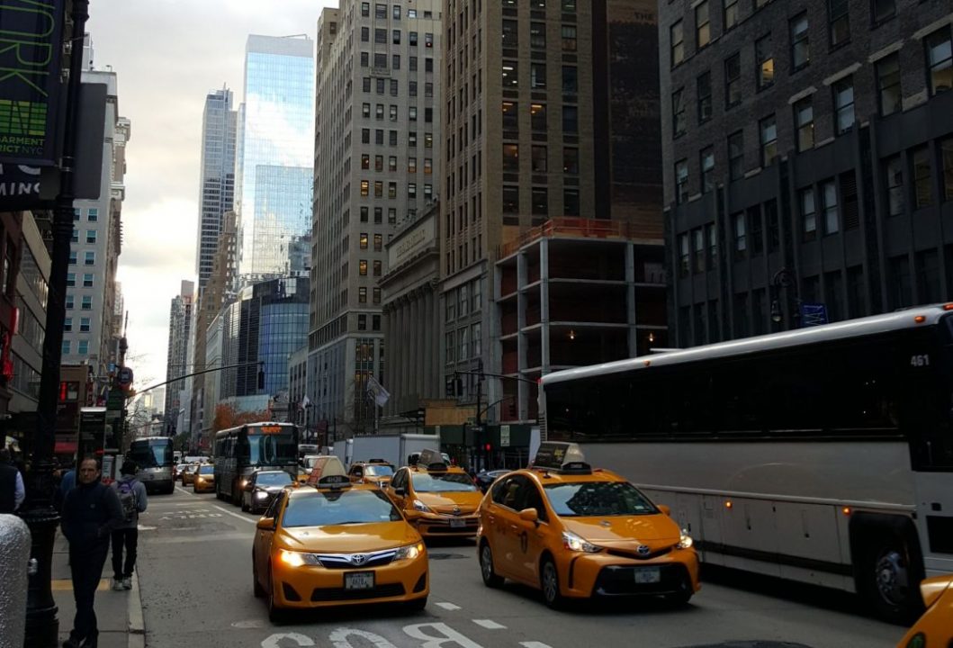 impresii din new york taxi galben