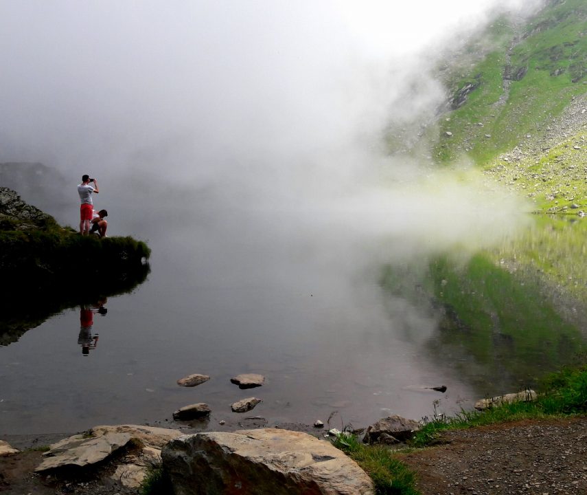 nori si ceata pe transfagarasan