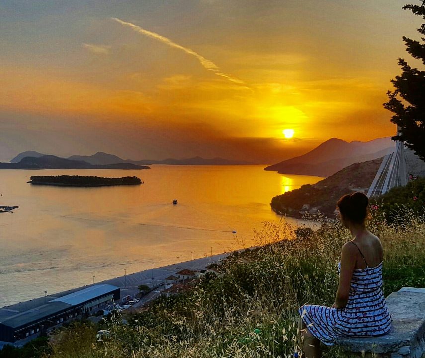 vacanta in croatia apus in mare