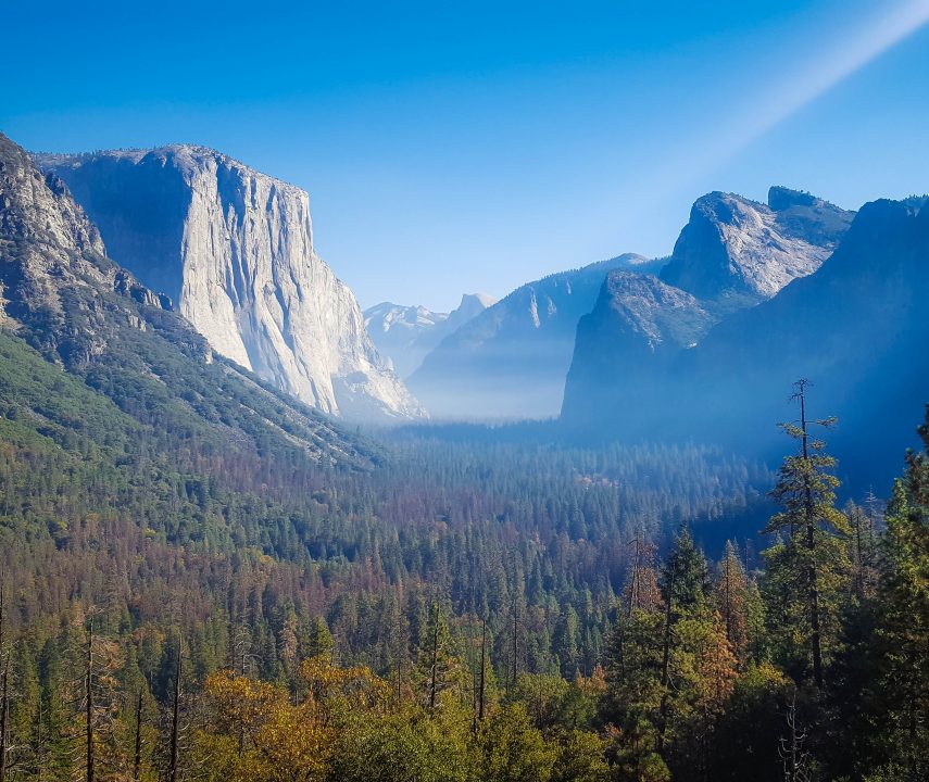 Tunnel View dimineata